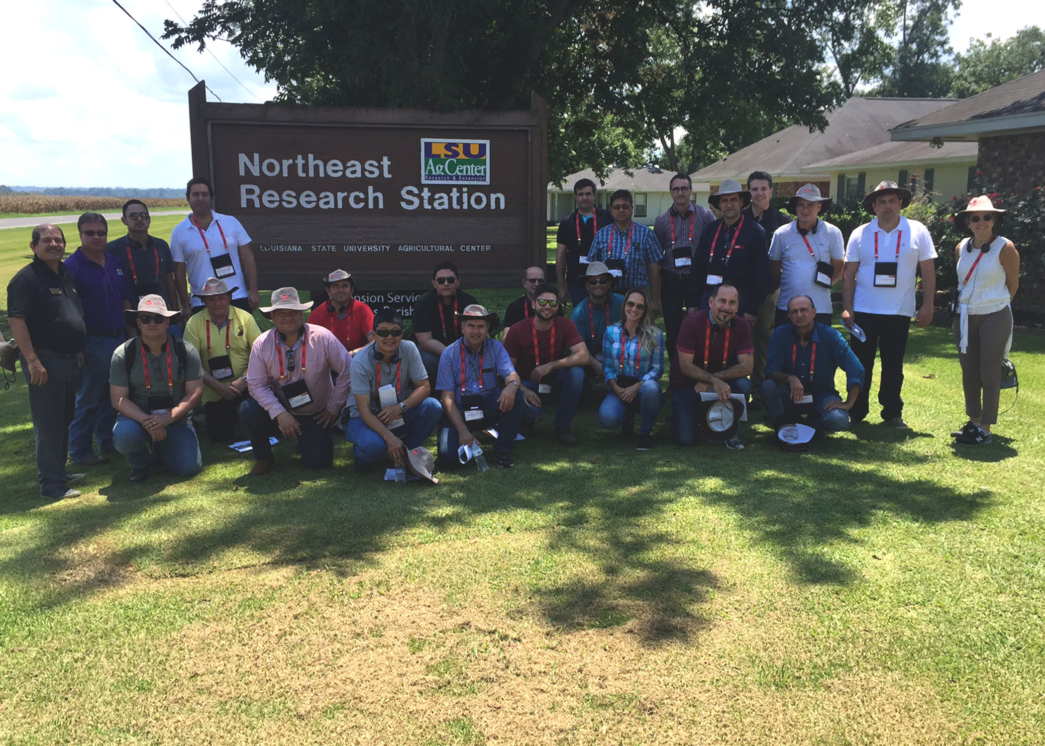 Brazilian farmers tour AgCenter research station